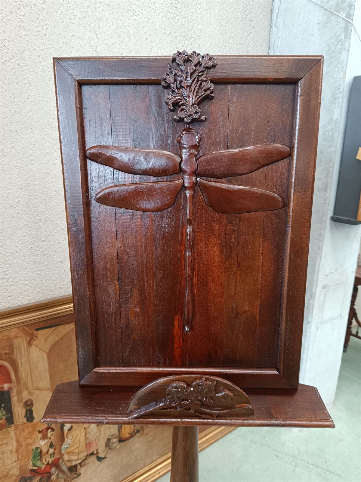 Atril en madera de castaño - Imagen 2