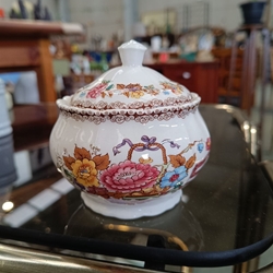 Azucarero Madrás San Claudio de cerámica - Imagen 1