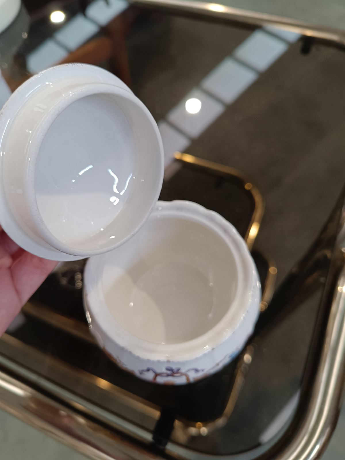 Azucarero Madrás San Claudio de cerámica - Imagen 5