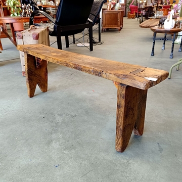 Banco antiguo de madera - Imagen 1