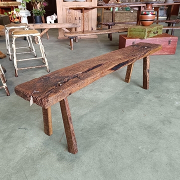 Banco antiguo de madera - Imagen 1