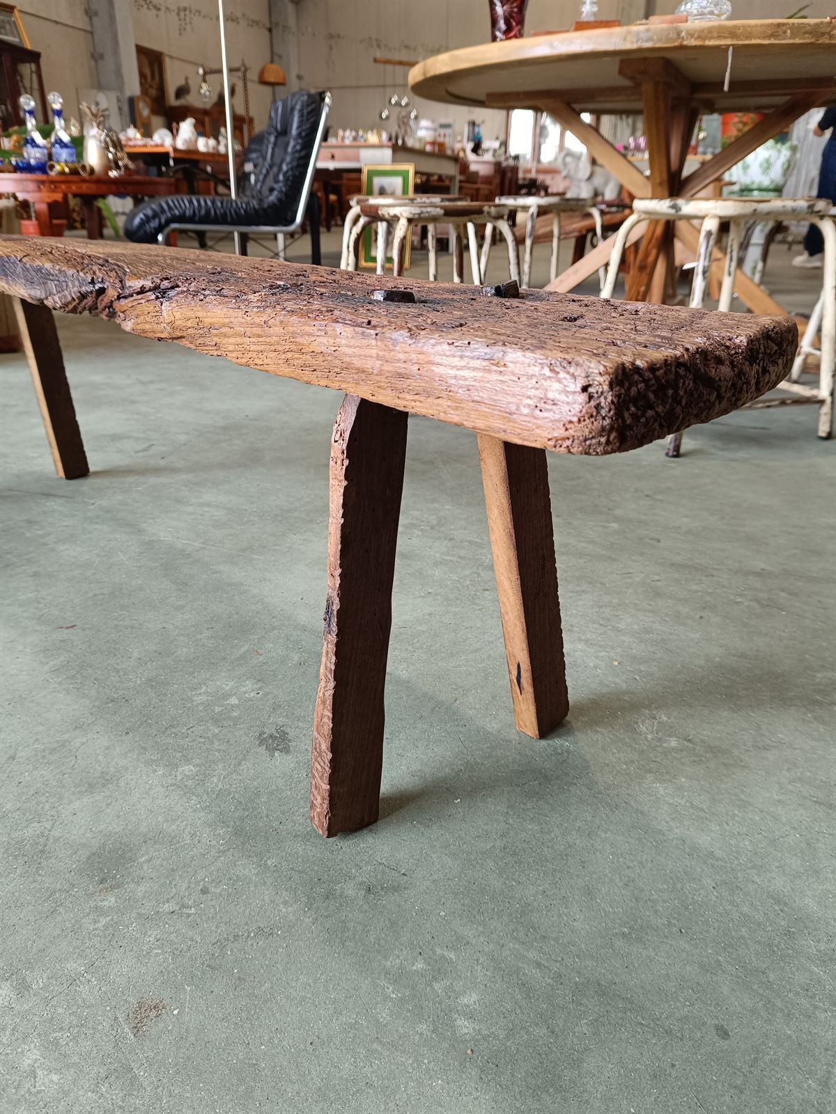 Banco antiguo de madera - Imagen 5