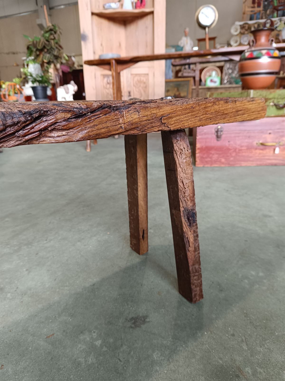 Banco antiguo de madera - Imagen 7