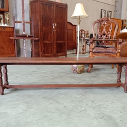 Banco antiguo de roble - Imagen 2