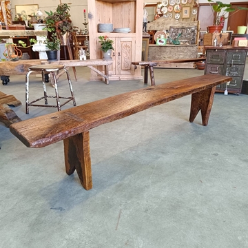 Banco rústico de madera - Imagen 1