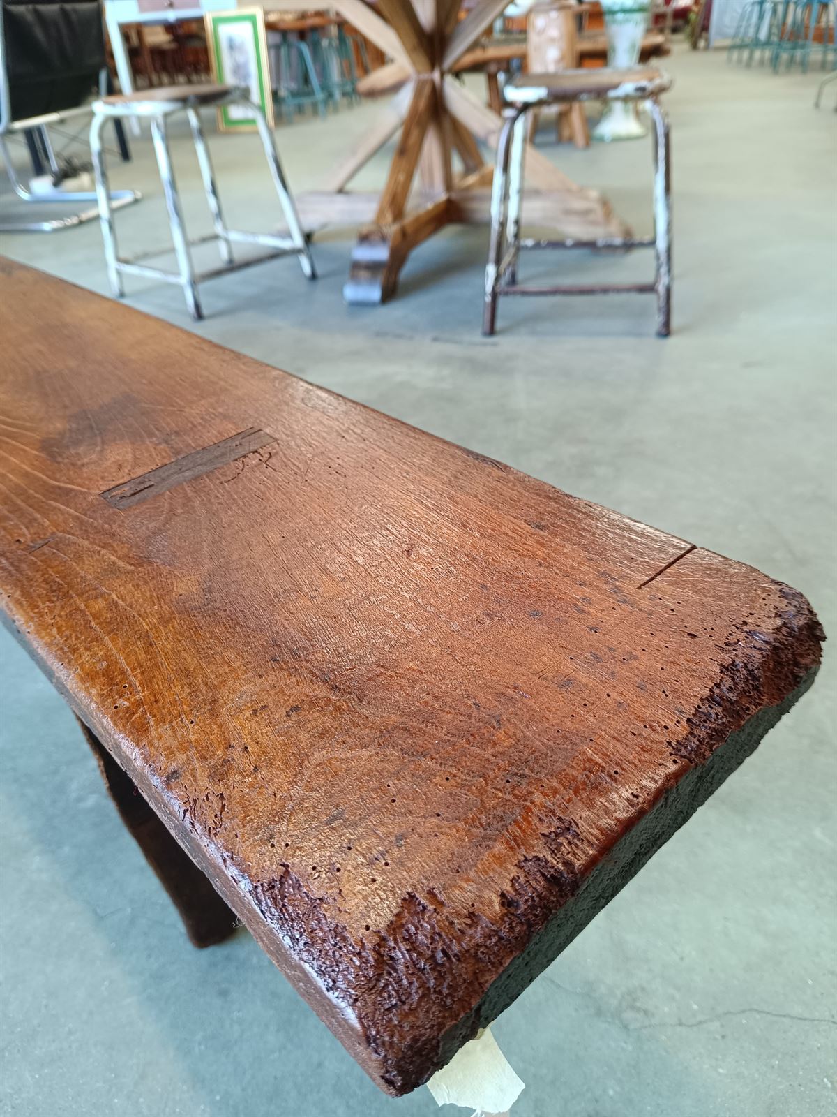 Banco rústico de madera - Imagen 6