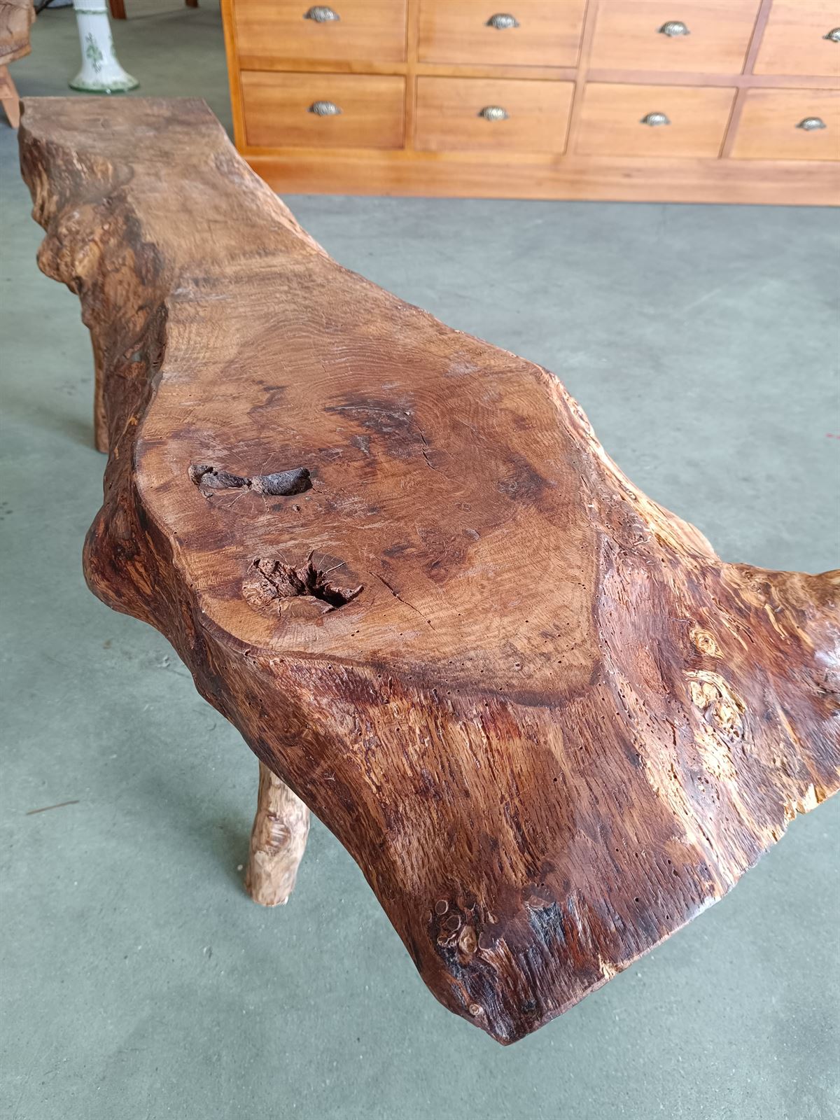 Banco rústico de madera - Imagen 5