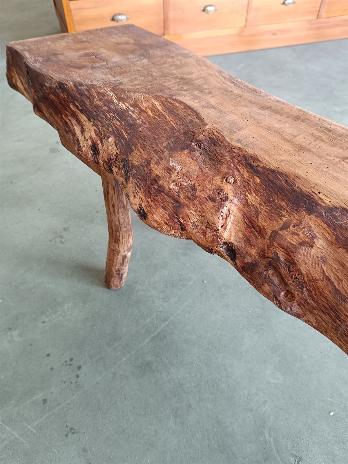 Banco rústico de madera - Imagen 6