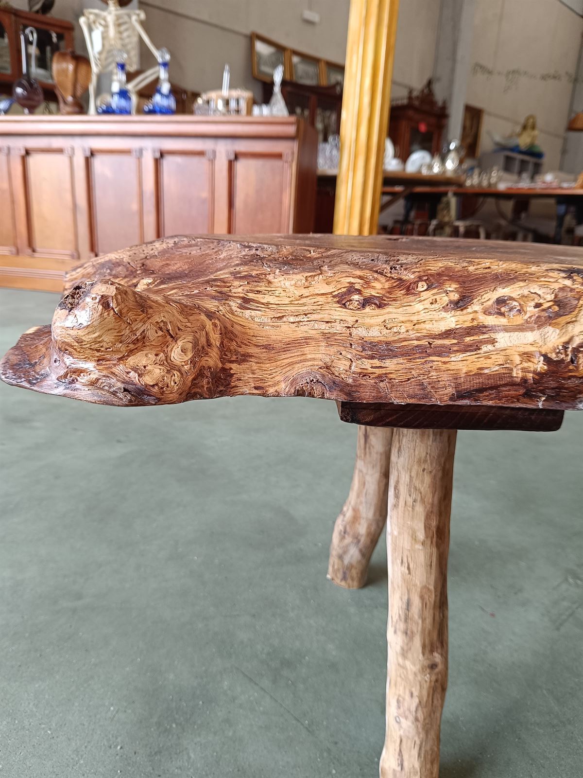 Banco rústico de madera - Imagen 7