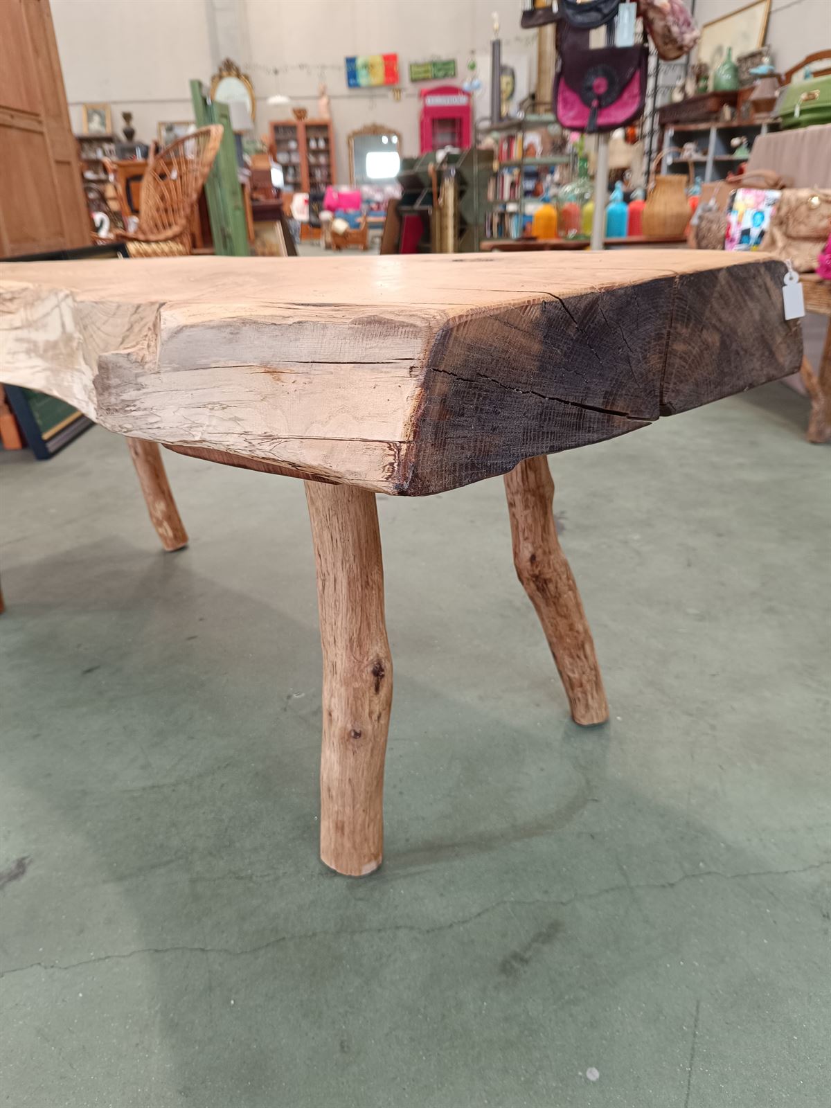 Banco rústico de madera - Imagen 3