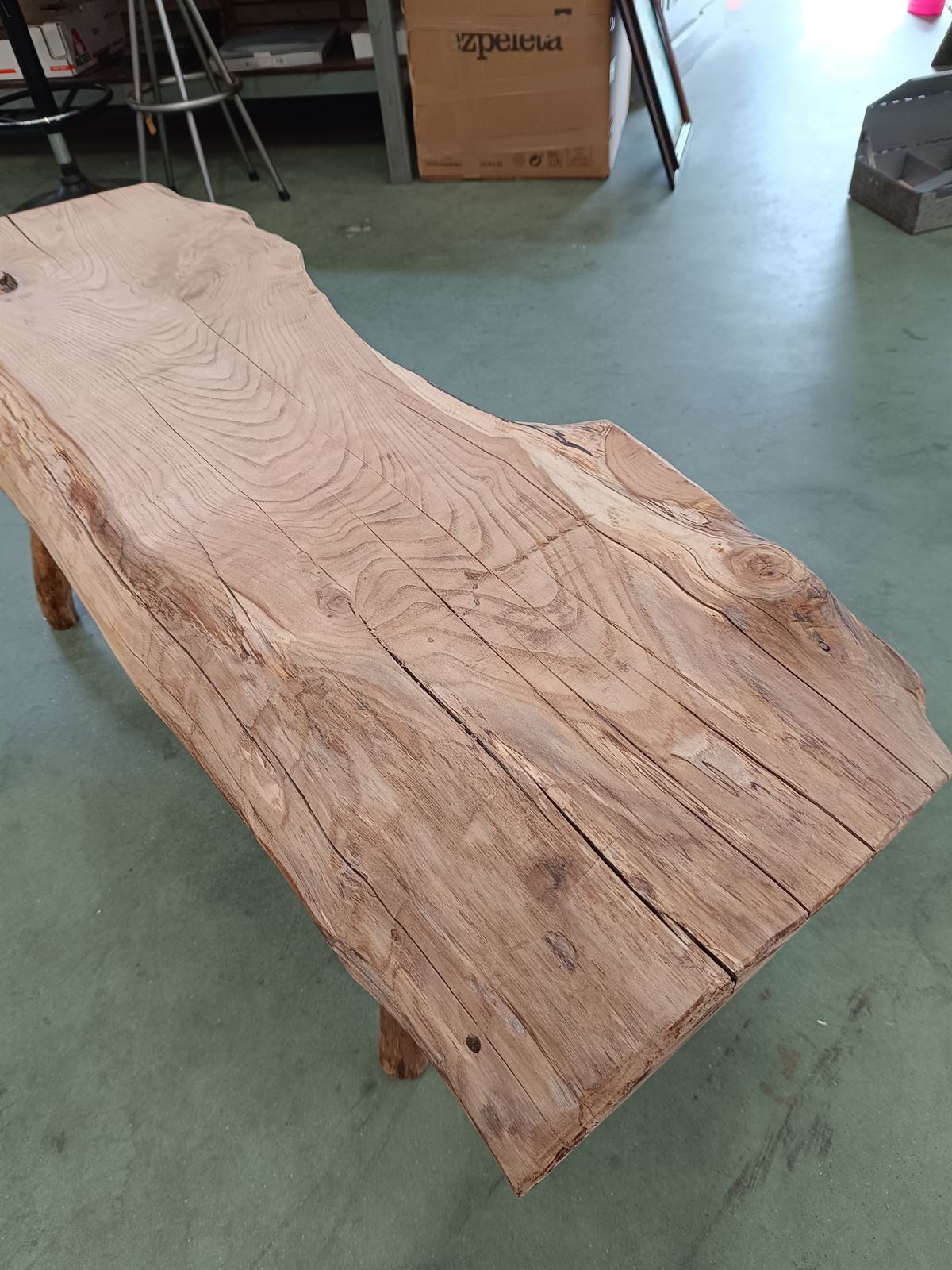 Banco rústico de madera - Imagen 6