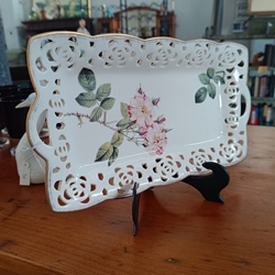 Bandeja cerámica flores VP - Imagen 2