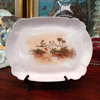 Bandeja JMB Limoges de porcelana - Imagen 1