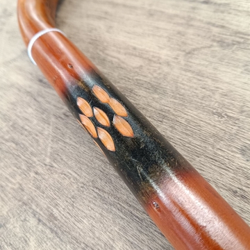 Bastón antiguo de madera - Imagen 2