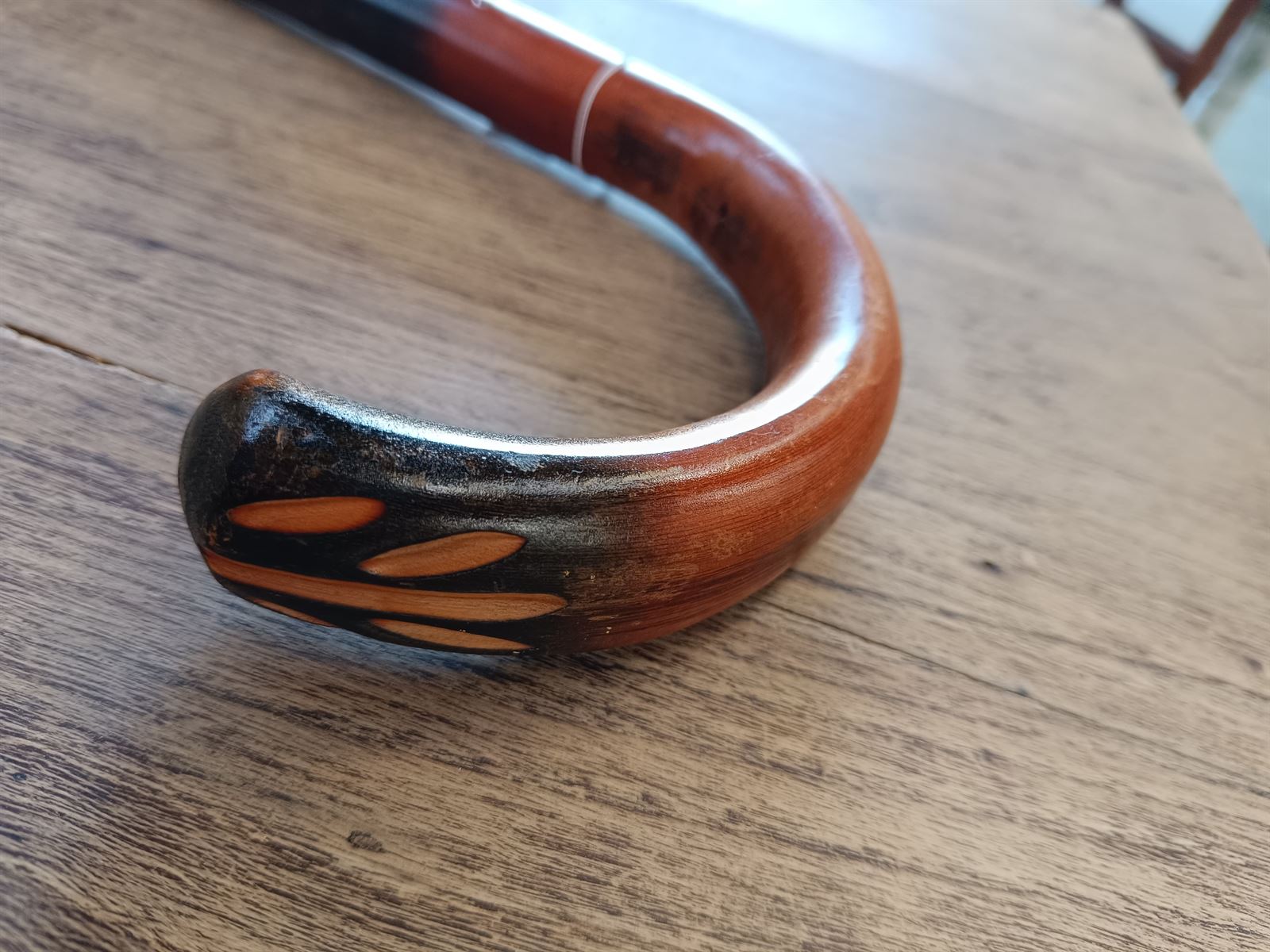 Bastón antiguo de madera - Imagen 4