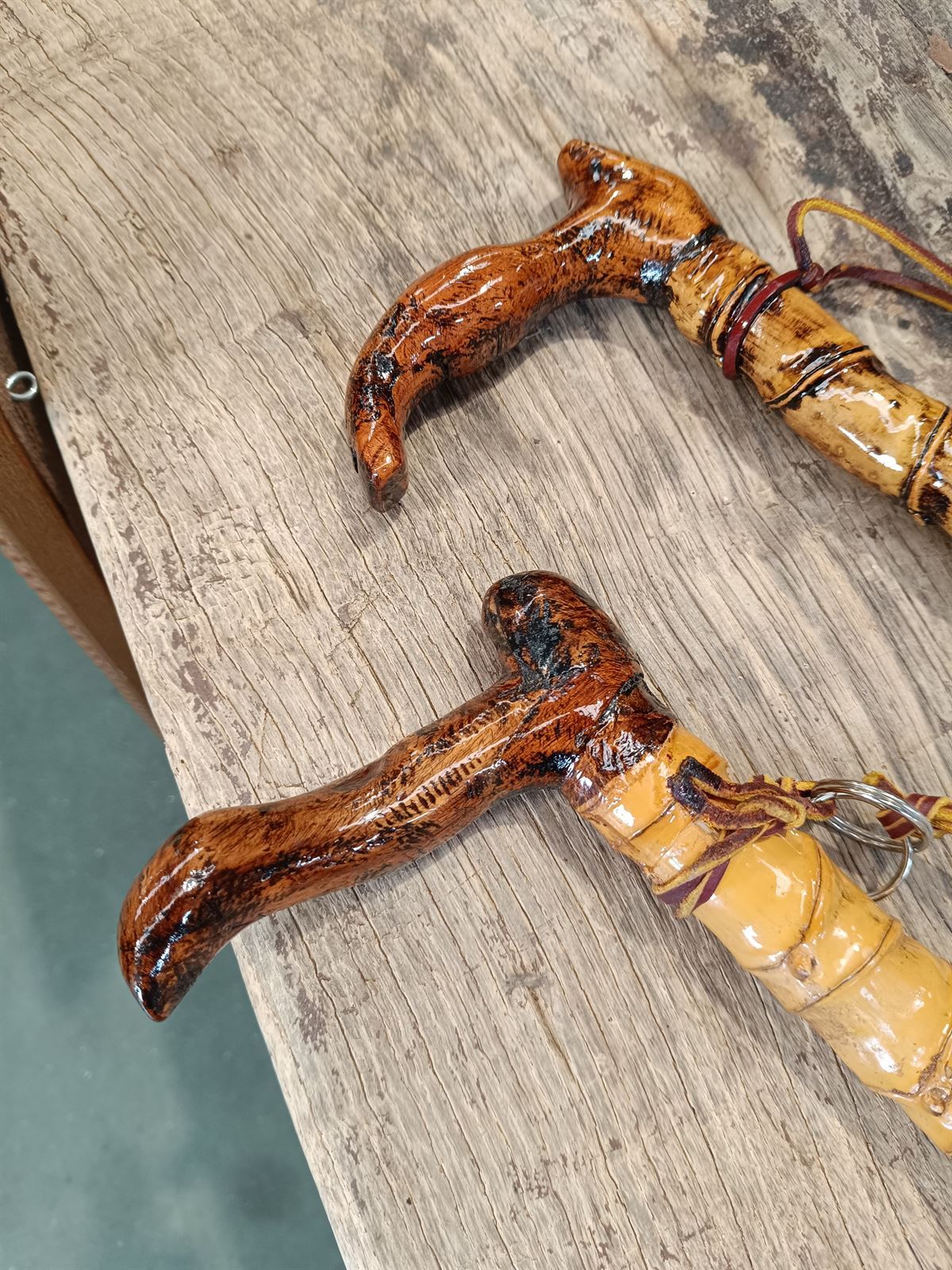 Bastones antiguos de bambú - Imagen 2