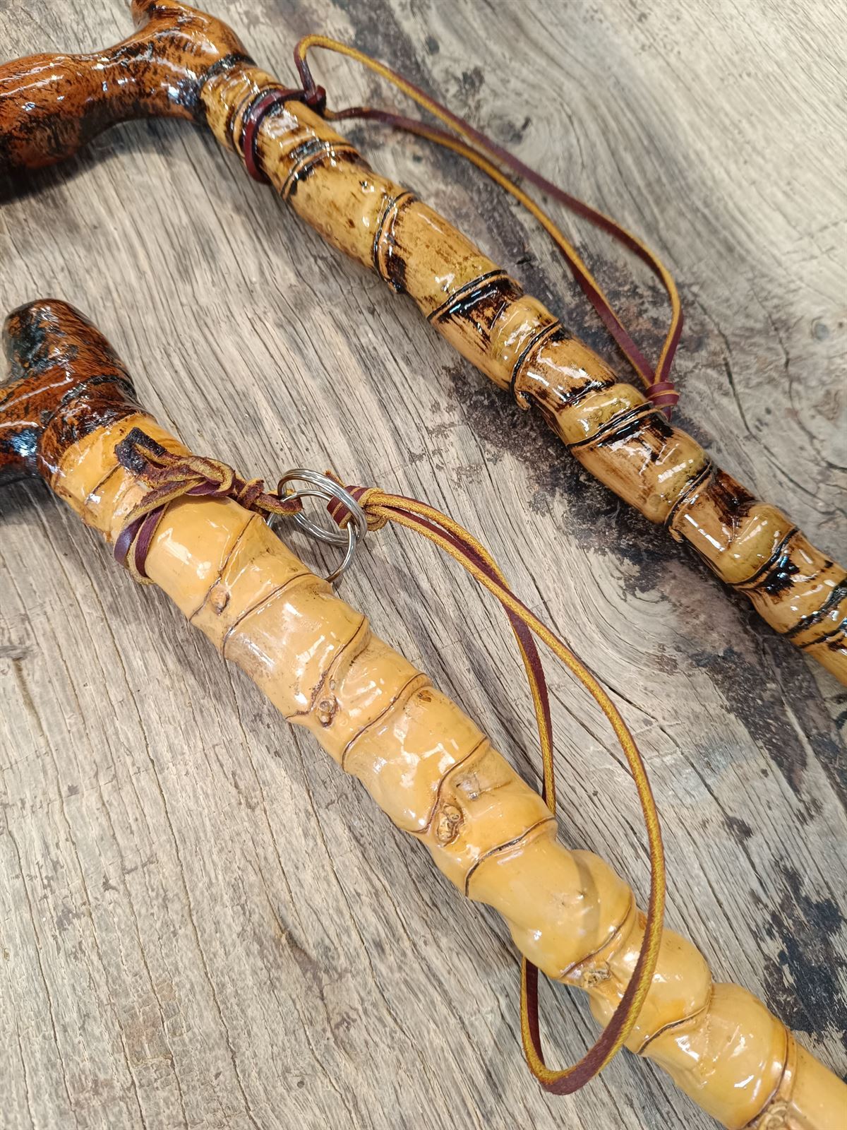 Bastones antiguos de bambú - Imagen 3