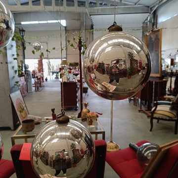 Bola cristal mercurizado S.XX - Imagen 1