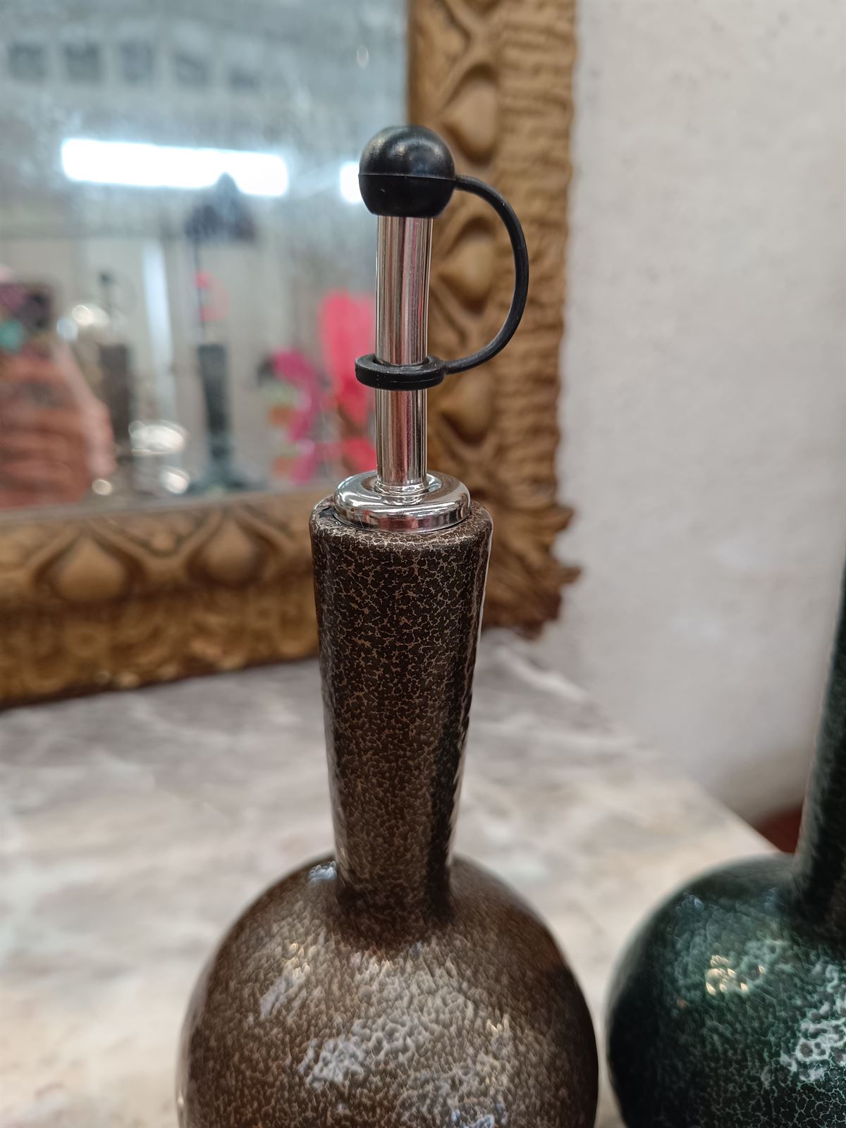 Botella de cristal vintage - Imagen 5