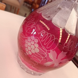 Botella licorera de cristal tallado - Imagen 2