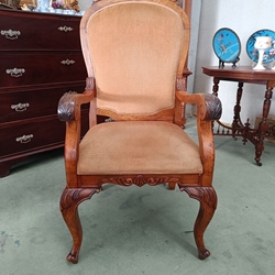 Butaca de despacho madera de castaño - Imagen 2