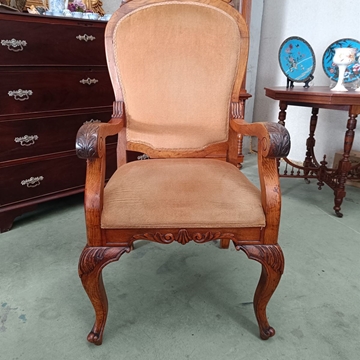 Butaca de despacho madera de castaño - Imagen 2