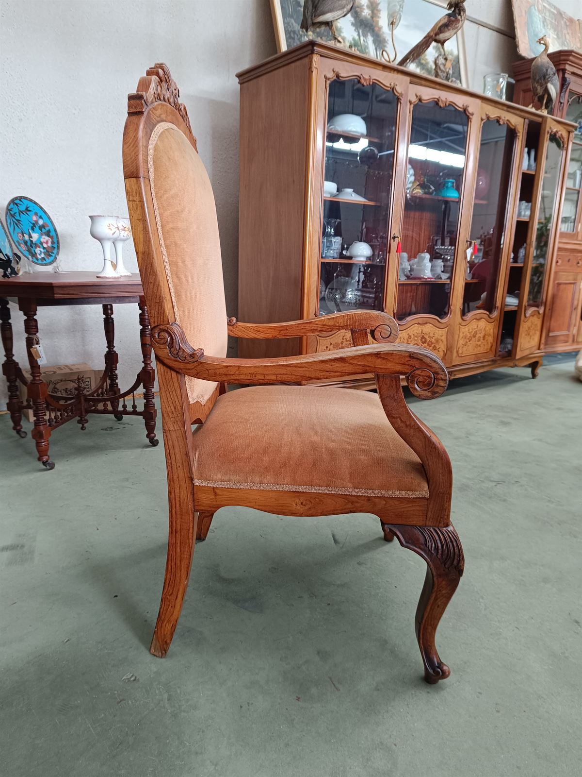Butaca de despacho madera de castaño - Imagen 6