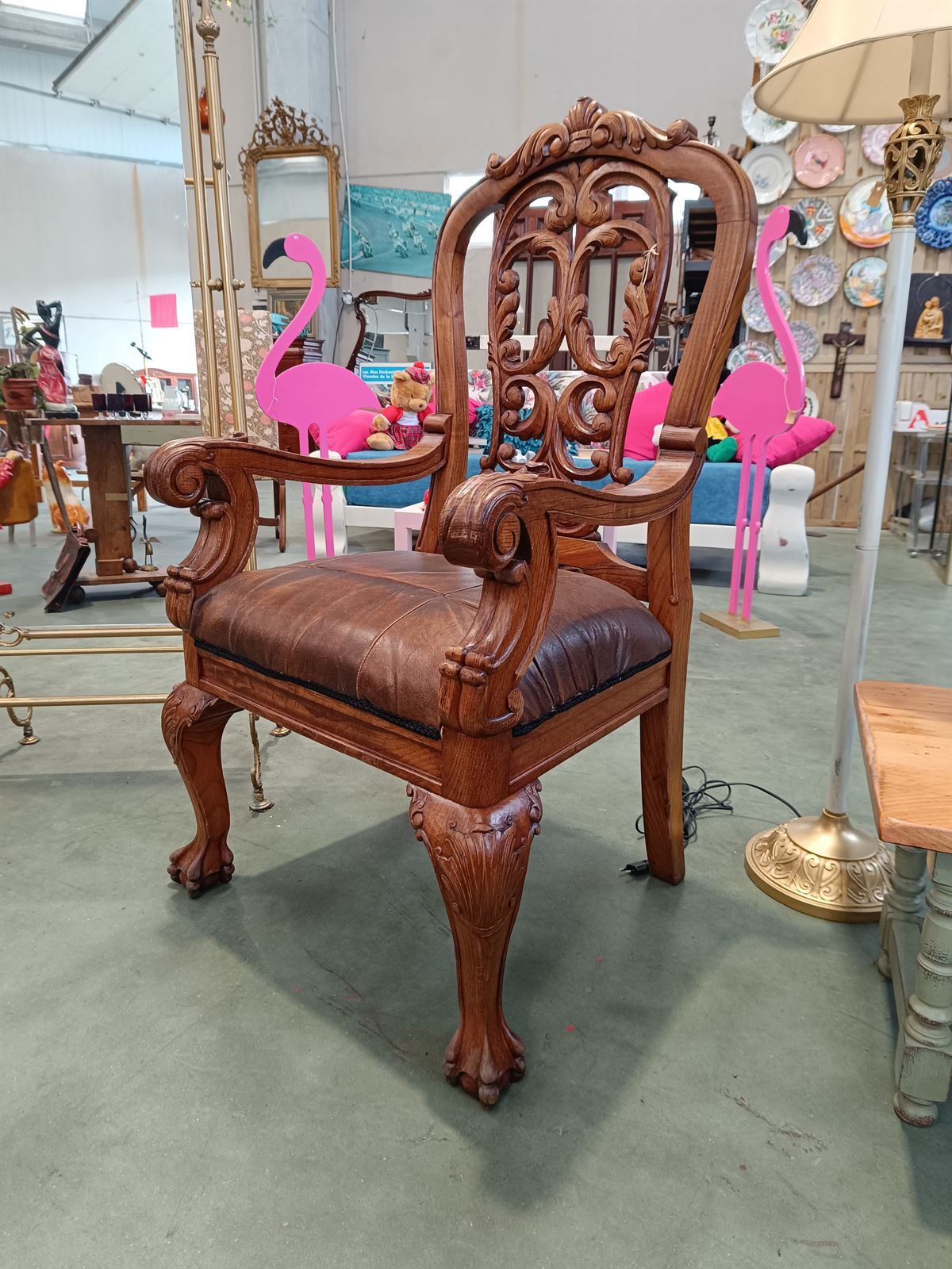 Butaca silla de despacho Chippendale - Imagen 1