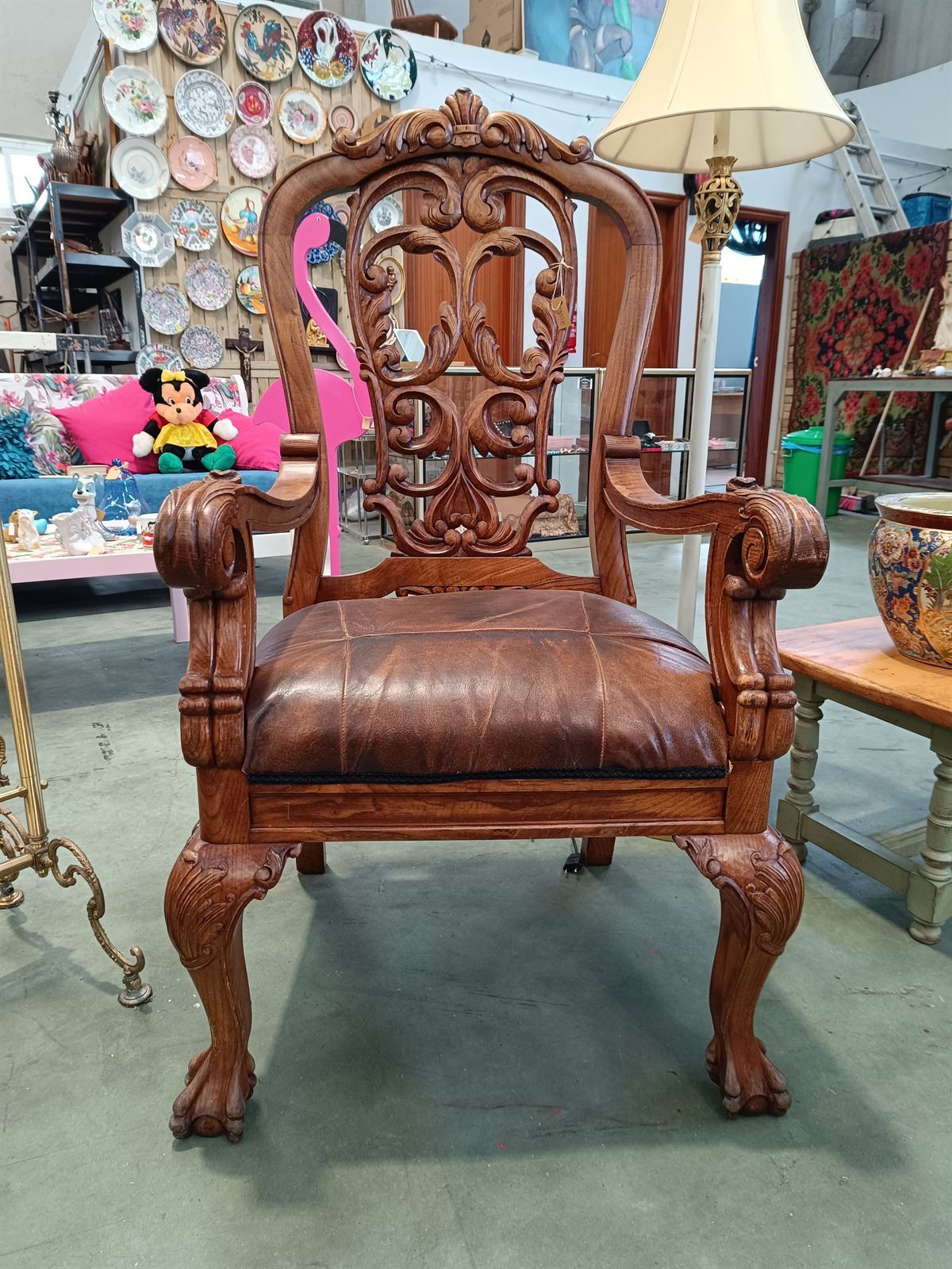 Butaca silla de despacho Chippendale - Imagen 2