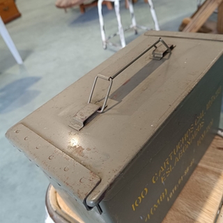 Caja antigua munición de cartuchos - Imagen 2