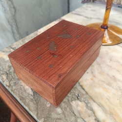 Caja de madera elefantes y estrellas - Imagen 1