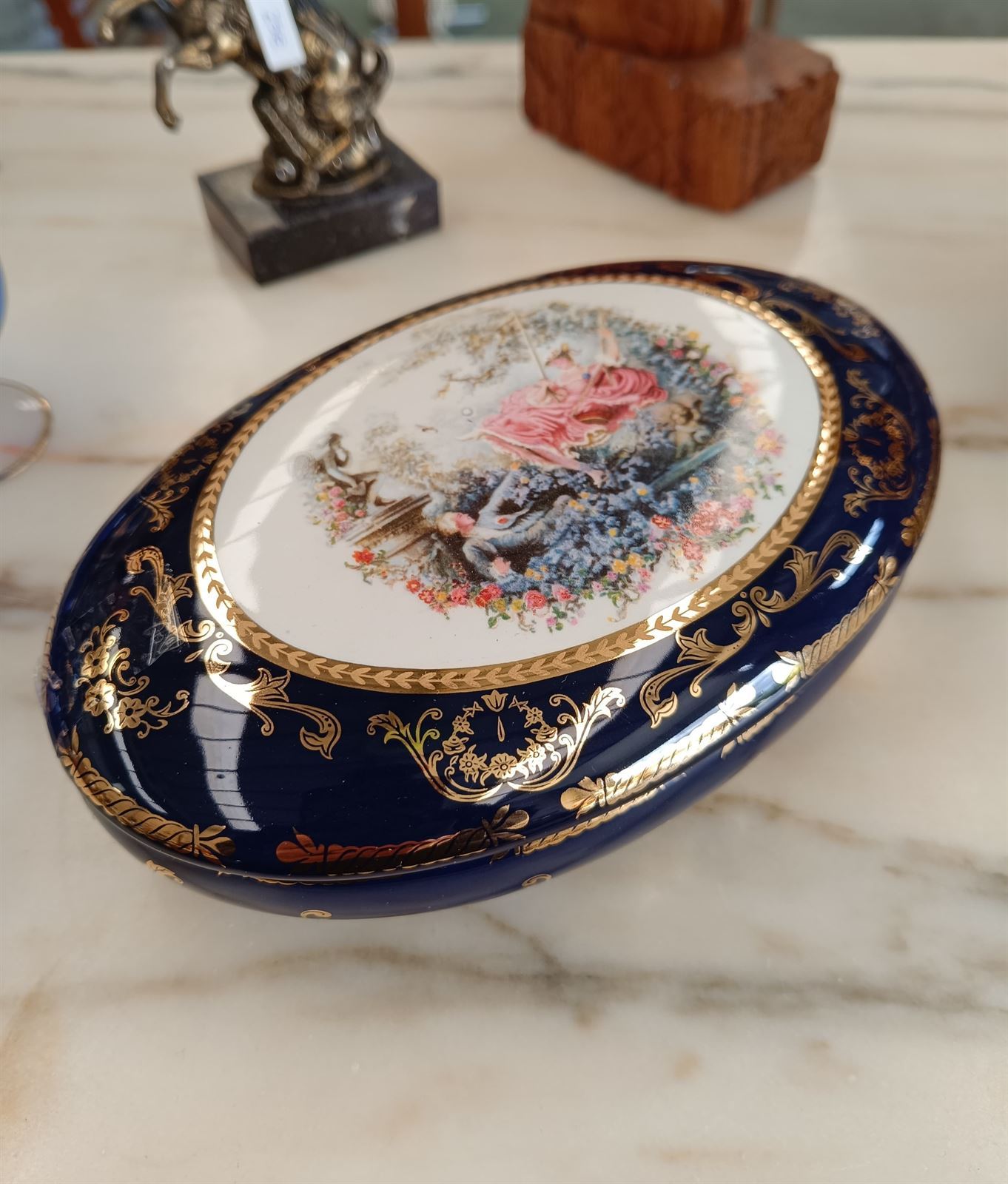 Caja decorativa porcelana Frazarte - Imagen 1