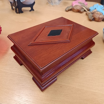 Caja madera de caoba - Imagen 1