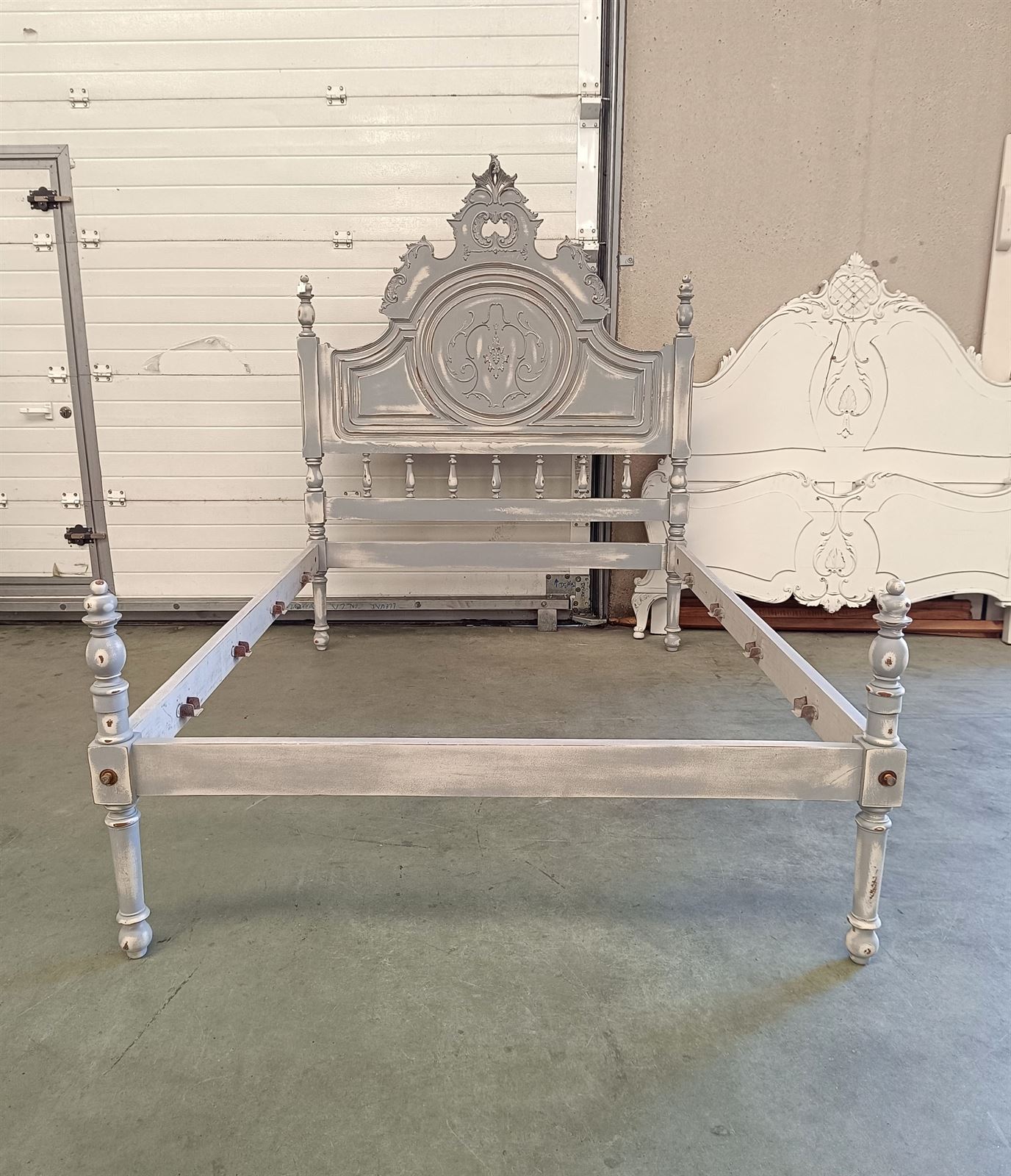 Cama de castaño macizo - Imagen 2