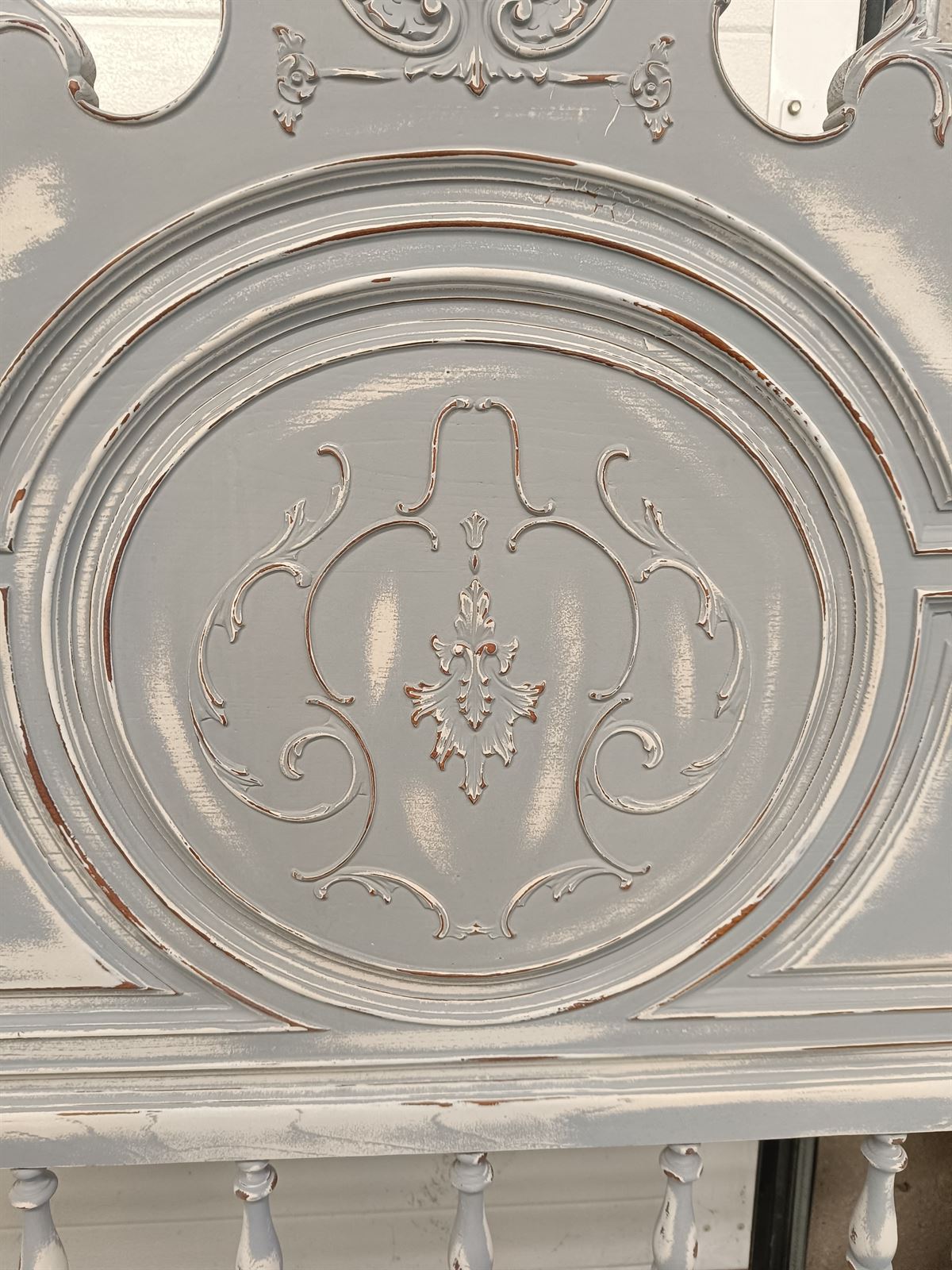 Cama de castaño macizo - Imagen 6