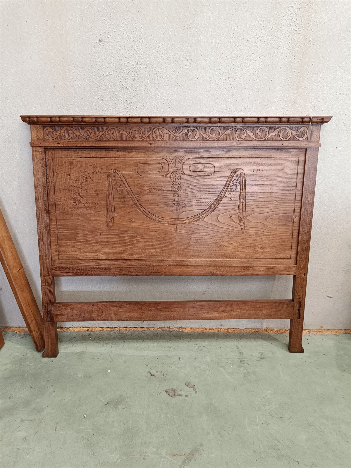 Cama en madera de roble años 30 - Imagen 4