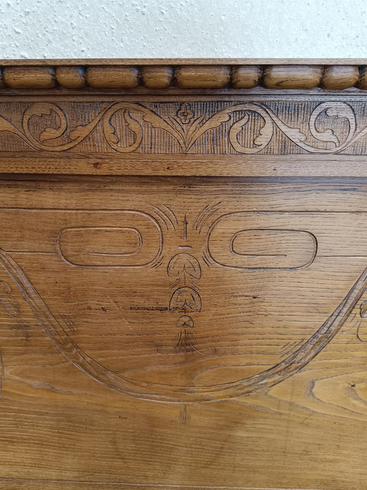 Cama en madera de roble años 30 - Imagen 6