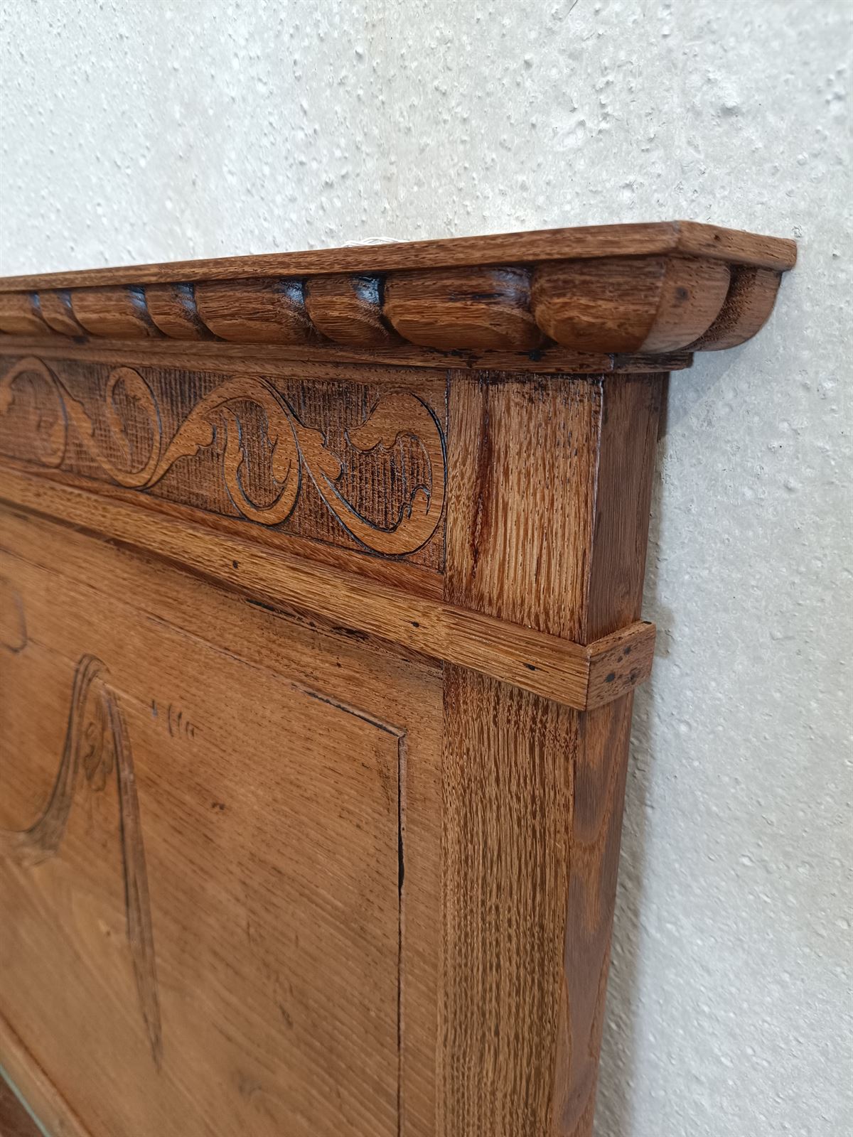 Cama en madera de roble años 30 - Imagen 7