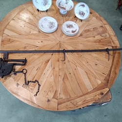 Candado cerrojo S.XVII de hierro forjado - Imagen 1