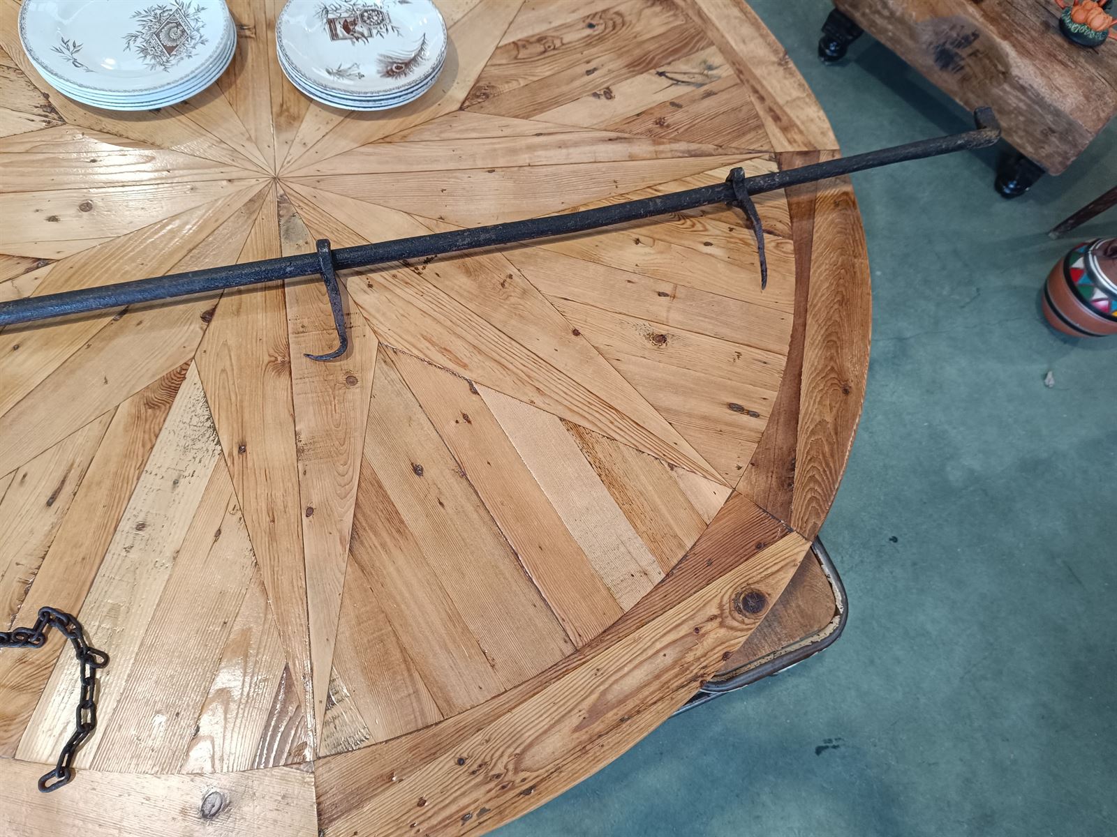 Candado cerrojo S.XVII de hierro forjado - Imagen 3