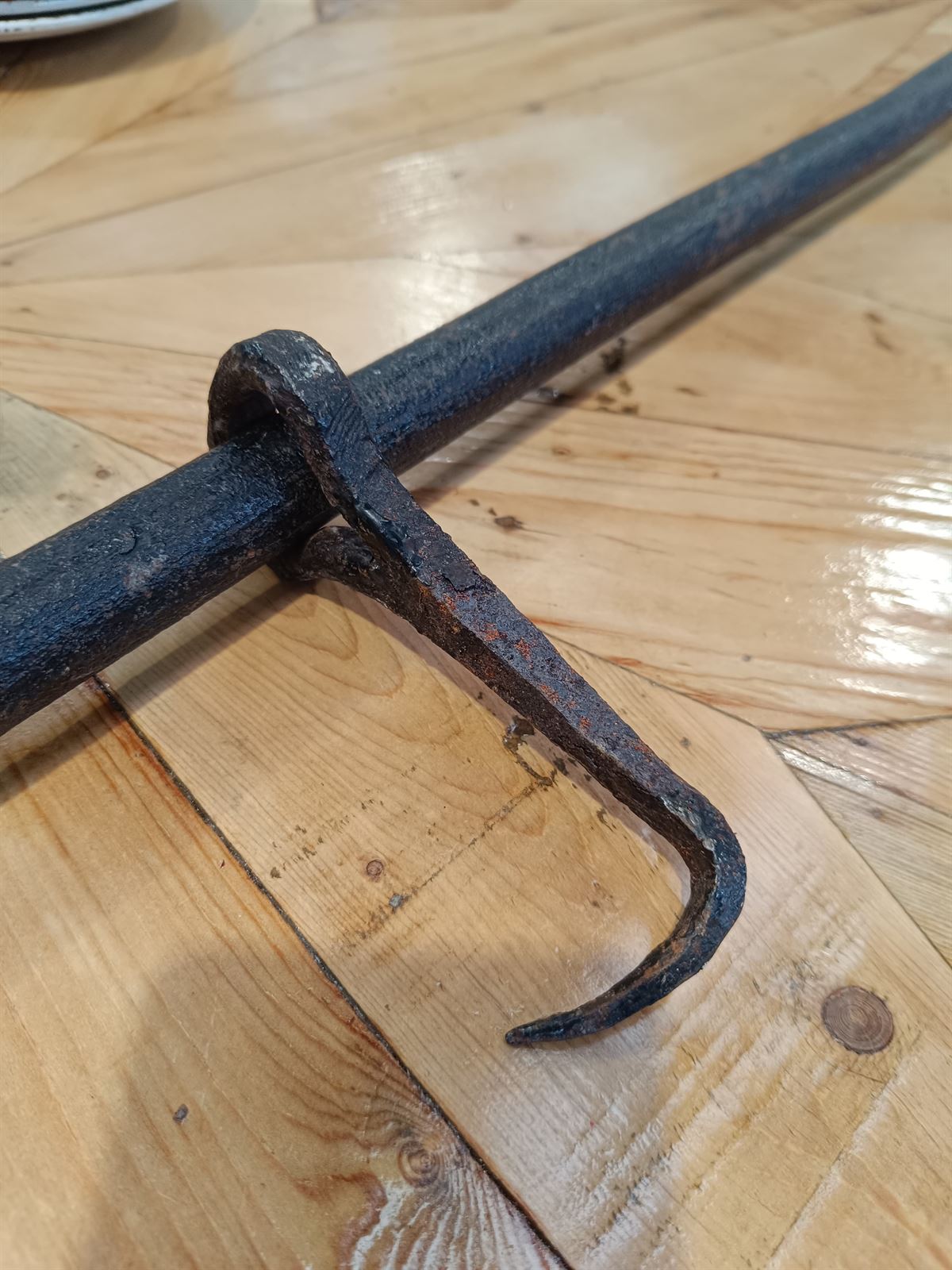 Candado cerrojo S.XVII de hierro forjado - Imagen 6