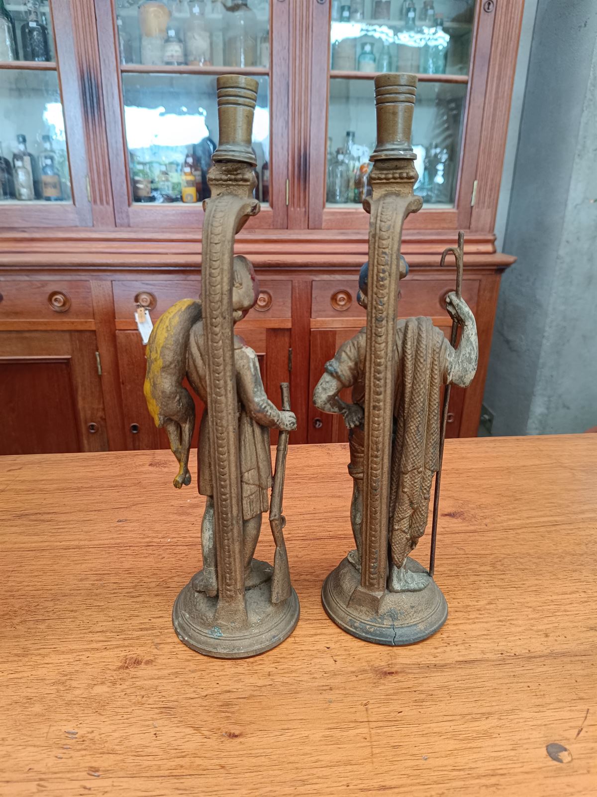 Candelabros Caza y Pesca S.XIX - Imagen 9
