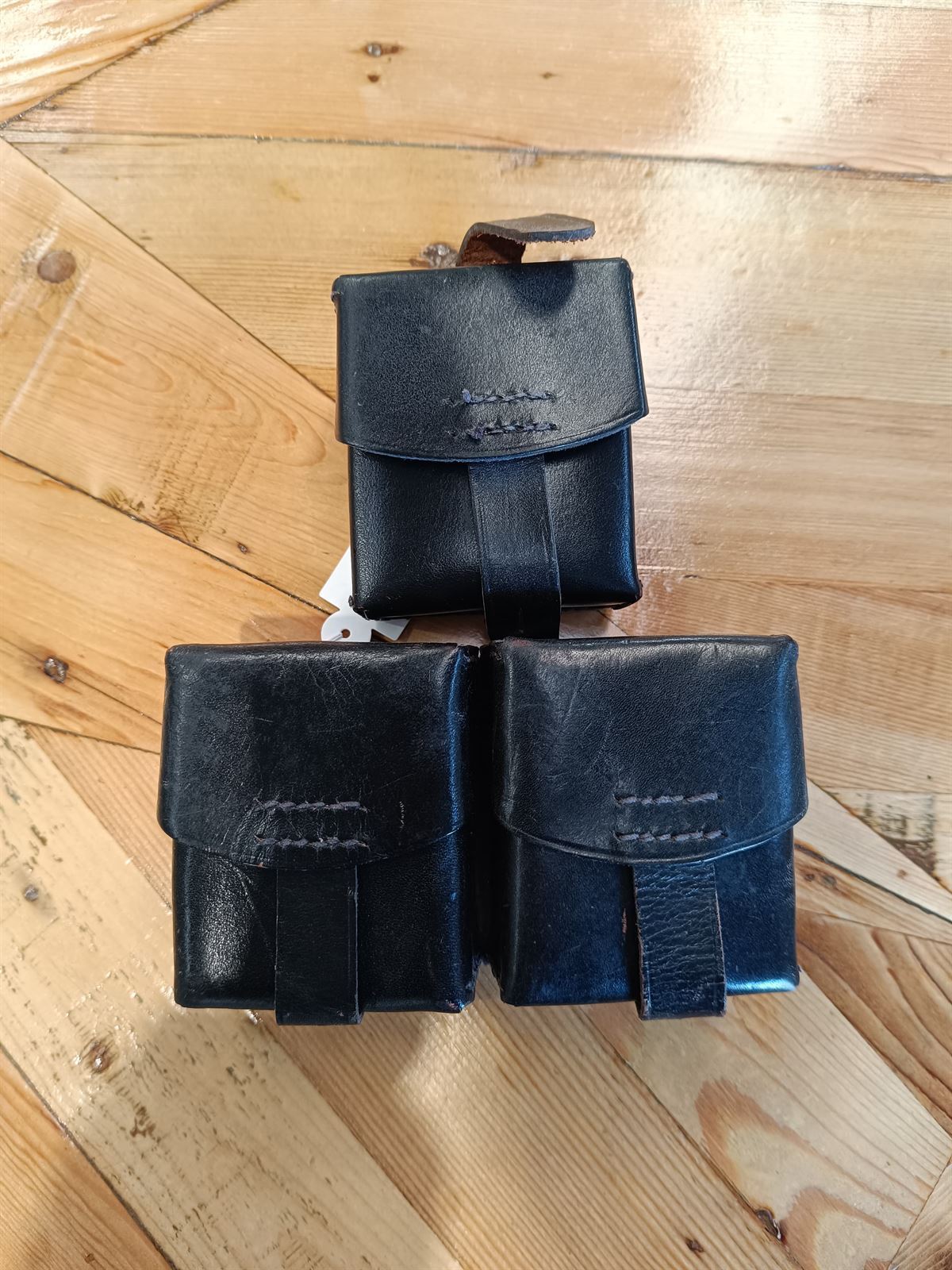 Cartucheras militares de cuero - Imagen 1