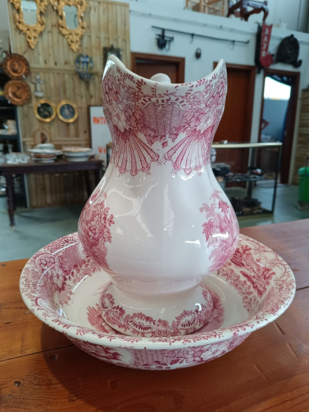 Conjunto Jofaina y Aguamanil La Cartuja Pickman - Imagen 5