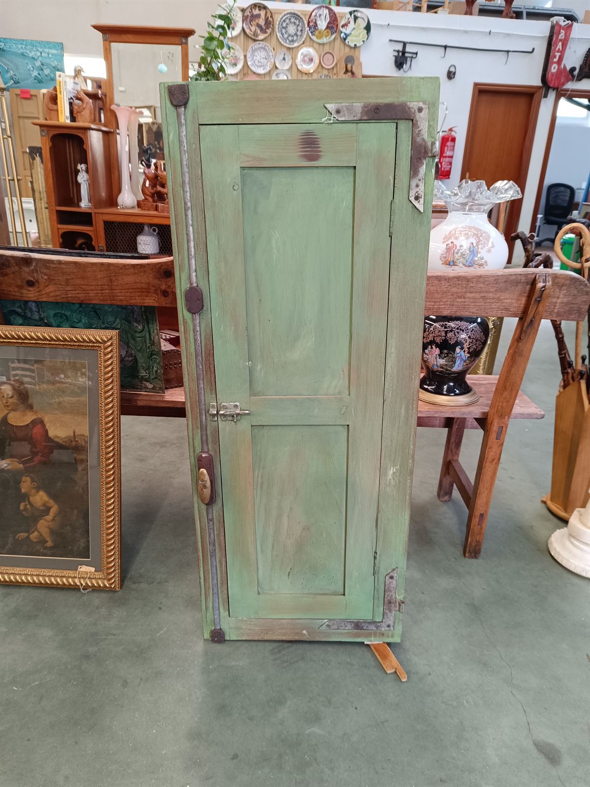 Contraventana vintage de madera - Imagen 4