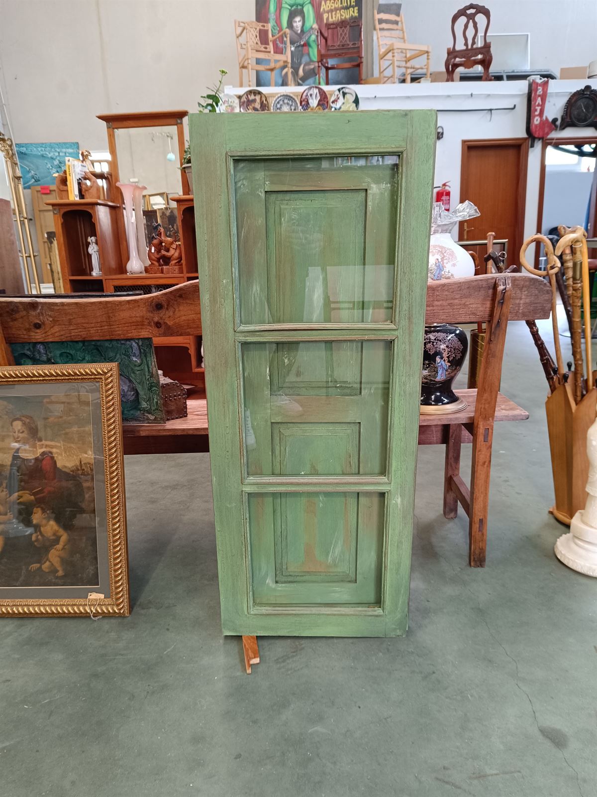 Contraventana vintage de madera - Imagen 5