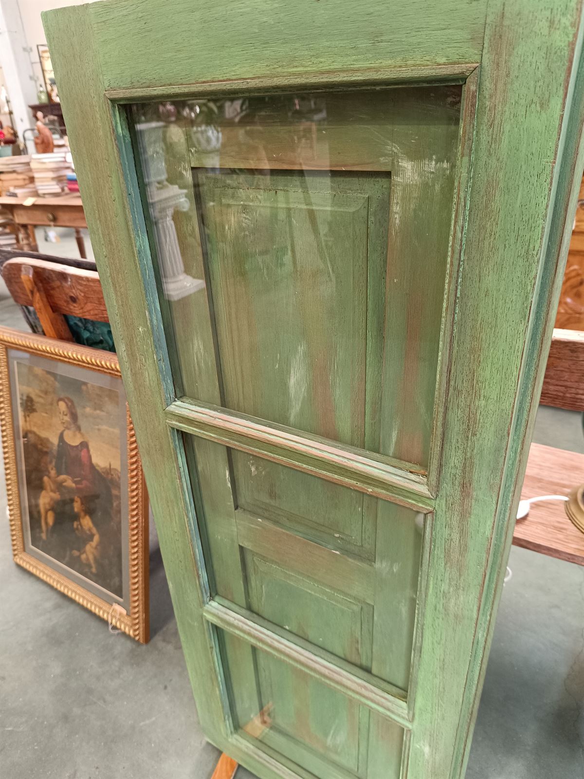 Contraventana vintage de madera - Imagen 6