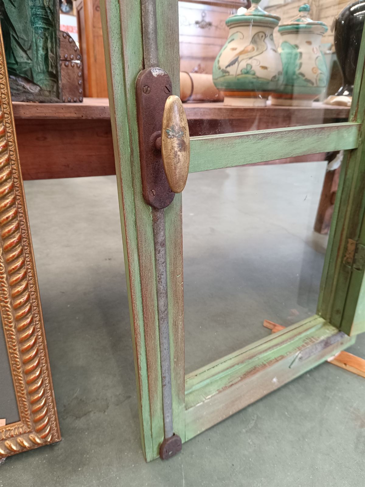 Contraventana vintage de madera - Imagen 7