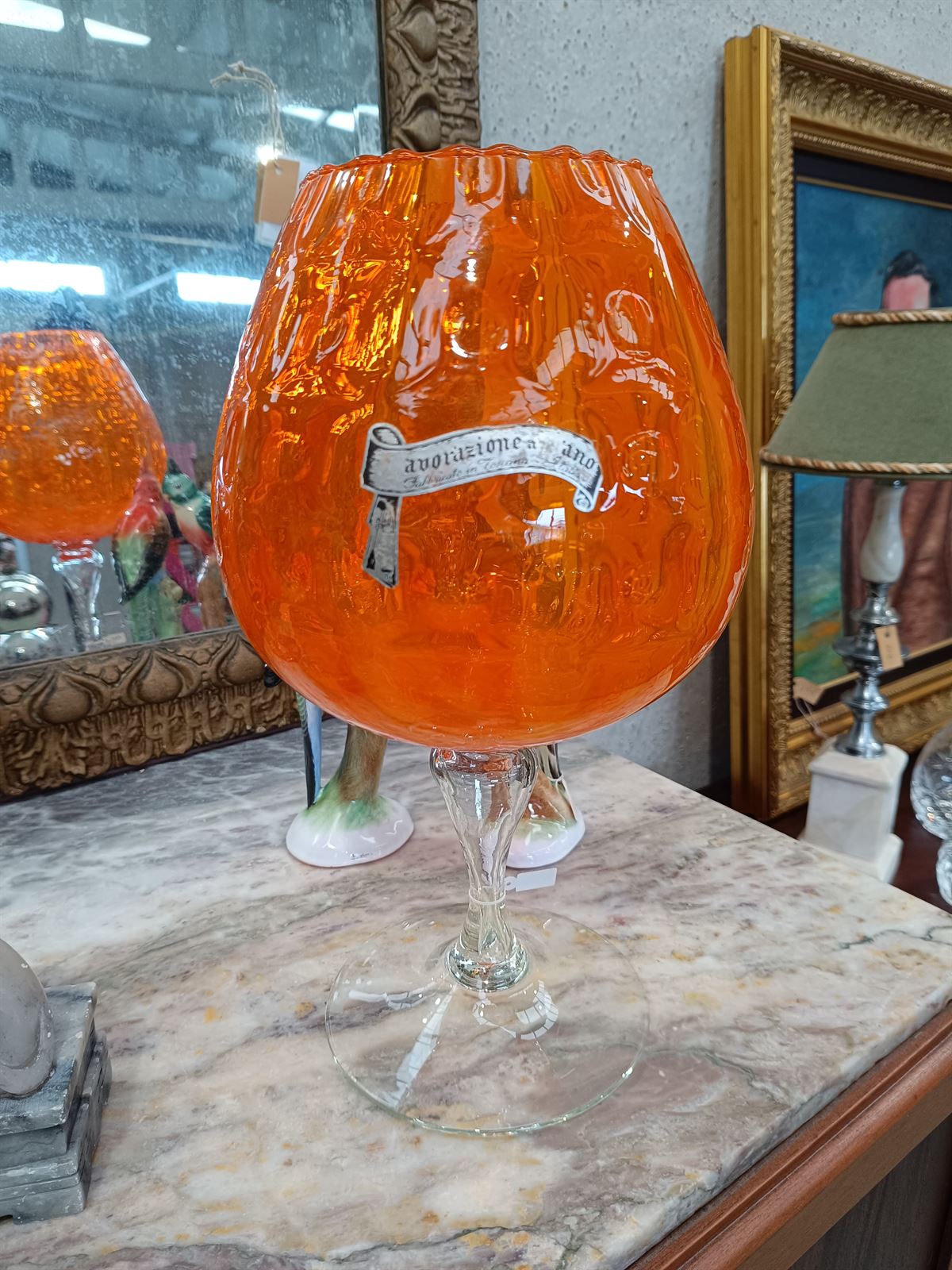 Copa de vidrio soplado Italy - Imagen 2