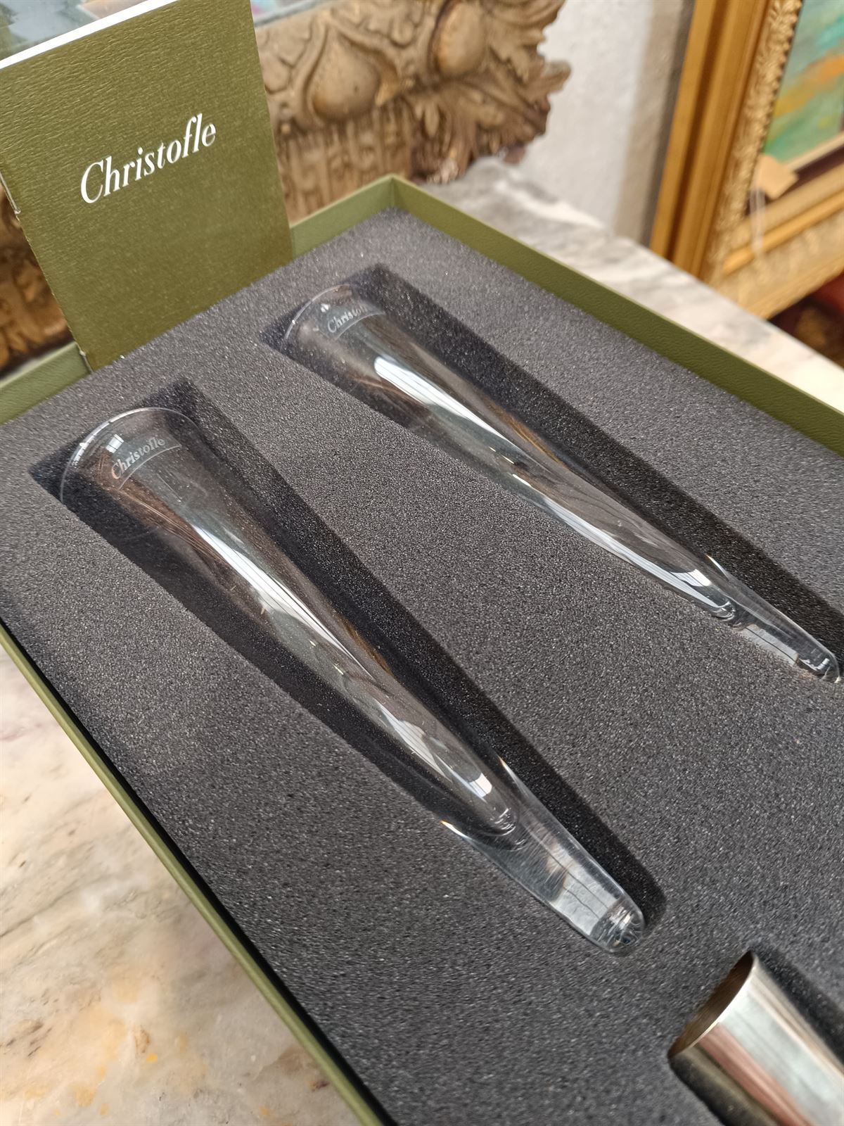 Copas de champán Christofle - Imagen 2